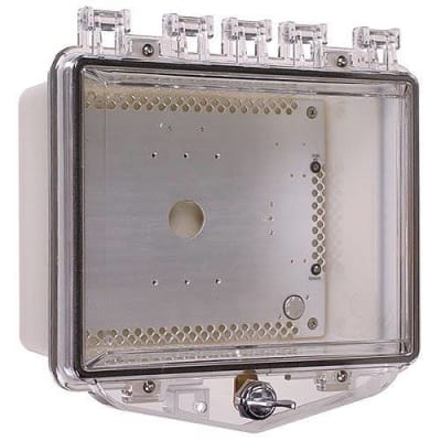Safety Technology STI-7511A-HTR Heated Polycarbonate Enclosure, Thumb Lock, 5.59 in H x 7.53 in W x 4.04 in D