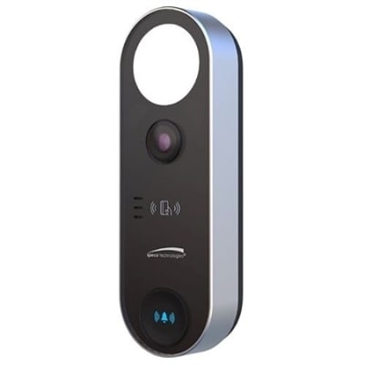 Speco O2DB1 2MP Wi-Fi Video Doorbell with Face Detection, Includes Chime Kit