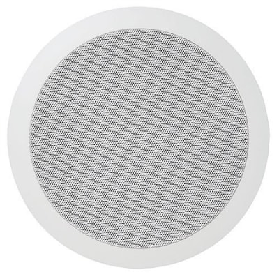 Speco SPG66T 6" 70 25V Modern Grille In-Ceiling Contractor Speaker, Off-White