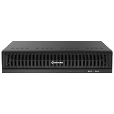 WRN-1632S-6TB Wisenet Edge Wave NVR with USB Mouse and Rack Mount Brackets, 2U, Intel Based, 6TB, Metal, Black
