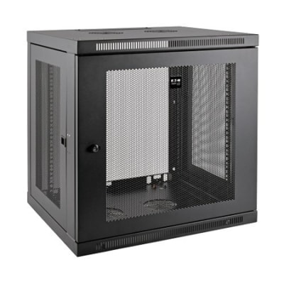 Eaton Tripp Lite SRW12UDP SmartRack Low-Profile Switch-Depth Small Wall Mount Rack Enclosure, 20.5" (52cm), 200lb (90.7kg), 12U