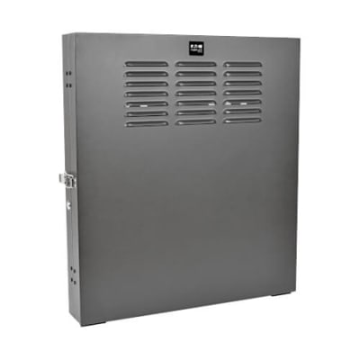 Eaton Tripp Lite SRWF2U SmartRack Low-Profile Vertical-Mount Switch-Depth Wall-Mount Rack Enclosure Cabinet, 20" (51cm), 150lb (68kg), 2U