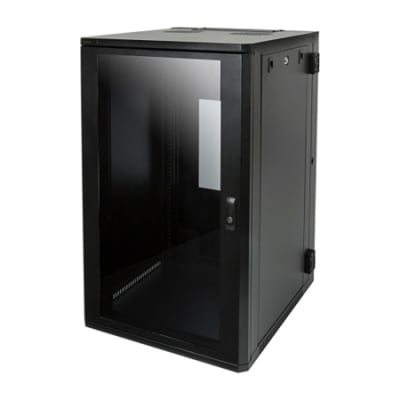 Strong SR-WMS-21U Wall Mount Rack System, 21U, Steel, Black