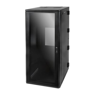 Strong SR-WMS-24U Wall Mount Rack System, 24U, Steel, Black