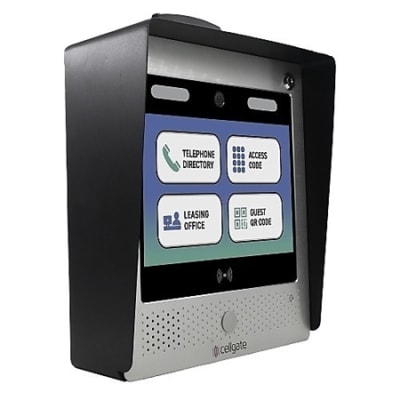 CellGate AA1XLPE-VZN Watchman WXL Verizon Pedestal-Mount Telephone Entry with Live Streaming Video for Multi-Family or Commercial Applications