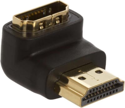 Vanco 120710 HDMI Right Angle Adapter Horizontal, Flat Top