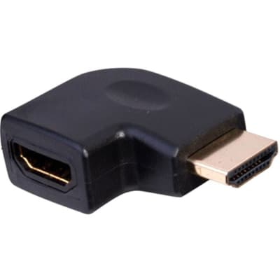 Vanco International Right Angle HDMI Port Saver Adapter, Vertical Flat Right