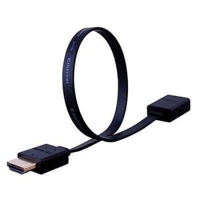 VANCO 233201X Super Flex Flat HDMI High Speed Male to Female Cable with Ethernet