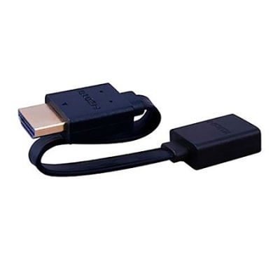 Vanco 233216X the ULTIMATE HMDI Adapter, Super Flex Flat HMDI High Speed Male to Female Cable, 6"