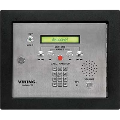 Viking AES-2000F Accessible Entry System, Flush Mount, Non-Volatile Digital Voice Announcer, Volume Control