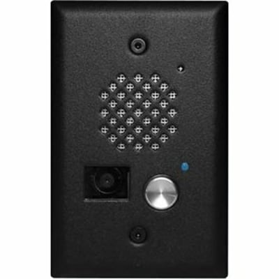 Viking E-50-BK-EWP 1-Gang Video Entry Compact Phone with Enhanced Weather Protection, Black