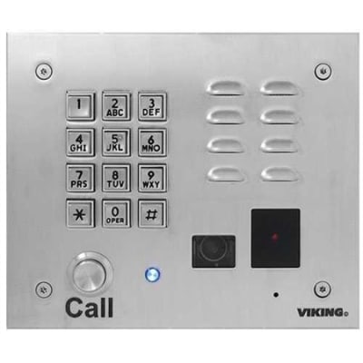 Viking K-1775-IP VoIP Phone with Keypad, Dialer, Keyless Entry, Camera
