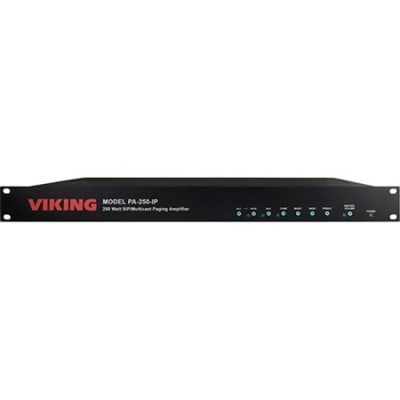 Viking PA-250-IP SIP/Multicast Paging Amplifier, 250W