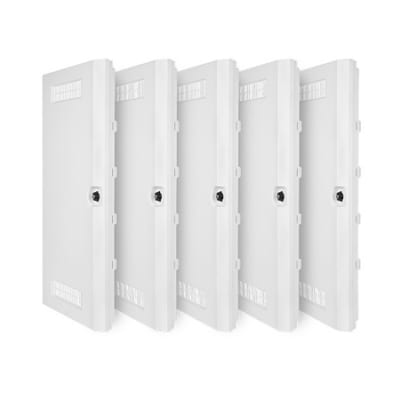 Wirepath WP-SW-PL-DOOR-30-5PK Plastic Door and Trim Kit, 30", 5-Pack, White