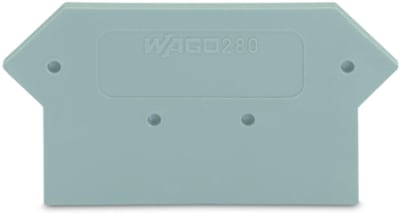 280330 end and intermediate plate; 25 mm thick; gr