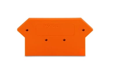 281317 endintermediate plate; 3 mm thick; orange