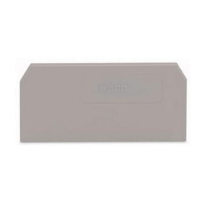 281328 endintermediate plate; 25 mm thick; gray