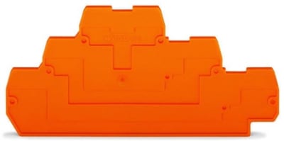 870568 end and intermediate plate; 2 mm thick