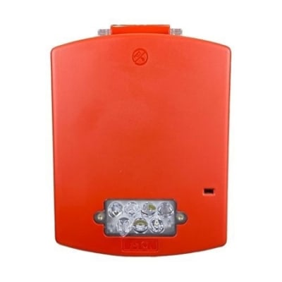 Eaton EL3RST-FR Eluxa 3R Strobe with Plate, Red