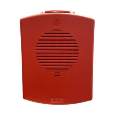 Eaton EL4XHN-NR Eluxa Outdoor Fire Alarm Horn, NEMA 4X, Red