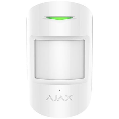 AJAX 42796.06.WH3 Wireless Motion and Glass Break Detector with Pet Immunity, White