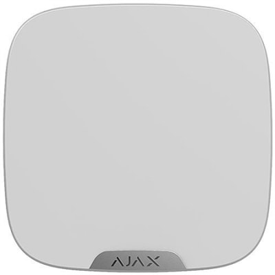 AJAX 42847.61.WH3 Wireless Outdoor Siren with Clip Lock for Branded Faceplate, White