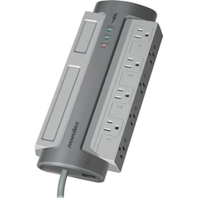 Panamax M8-EX Power Conditioner Hi-Definition 8-Outlet Surge Protector