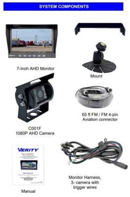 SM7FE  7" AHD/CVBS Hybrid Camera System
