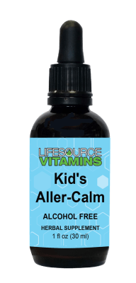 Kids & Teens Aller-Calm 410 mg - Alcohol Free Liquid Extract - 1 fl. oz.