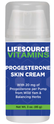 Progesterone Skin Cream - 20 mg of Progesterone - 3 oz