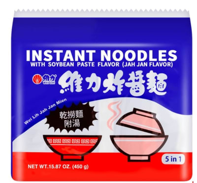 Wei Lih Dry Jah Jan Mien Instant Noodles â€“ Traditional Taiwanese Dry Noodles