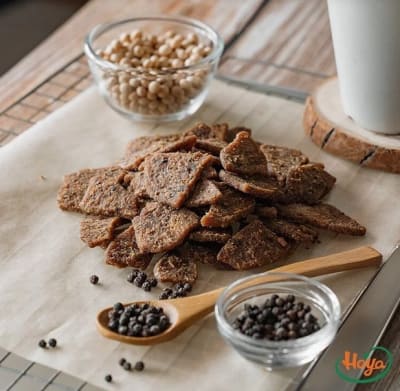 Vegan Jerky Lemon Teriyaki, a perfect blend of tangy lemon and savory teriyaki flavors for a refreshing, plant based snack