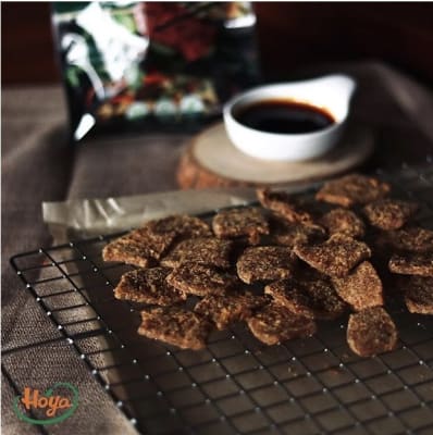 Vegan Jerky Chipotle, smoky and spicy with a rich chipotle flavor, perfect for a bold plant-based snack