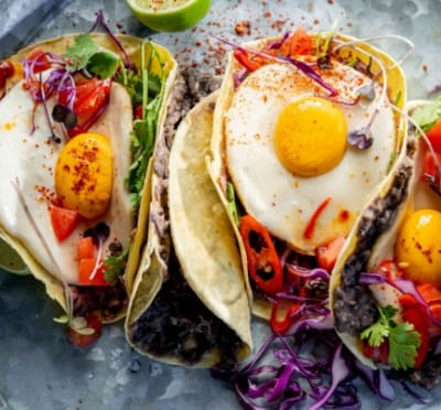 Vegan Plant-Based Sunny-Side Up Eggs