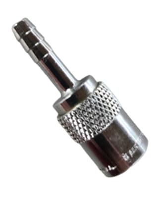 prep room quick disconnect socket
use to convert latex or clear tubing to quick connect arterial tubes and slaughter trocars.