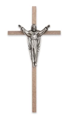 10" walnut interior cross
these crosses are approximately 5" x 10"
antique silver corpus
each is individually g s