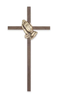 10" walnut interior cross
these crosses are approximately 5" x 10"
each is individually gift boxed
please selec s