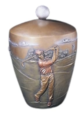 cremation urn golf tribute adult size urn
12.5 x 8.5
250 cubic inches
artist:morales