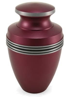 grecian cast aluminum adult cremation urn-magenta
cast aluminum.
10.6" h x 6.7" w x 6.7" d.
capacity 200 cubic inch.