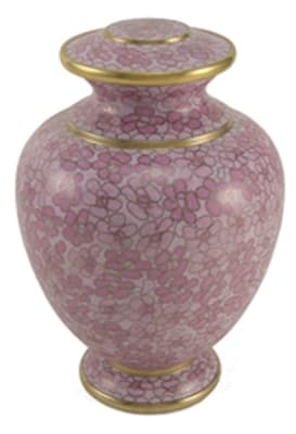 essence rose cloisonne' adult cremation urn
handcrafted copper cloisonne'
10" h x 7.25" w x 7.25" d
200 cubic inch capacity