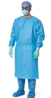 prep room impervious gown with knit cuff
durable, comfortable and economical
our most popular gown
size large & extra large
p
