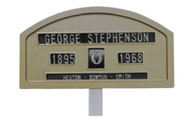 these markers are durable, rust-proof, aluminum.
pre-assembled and ready-to-use. easy assembled letters and nameplates