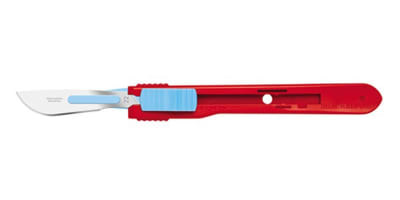 prep room safety scalpels with retractable blade
easy and so convenient to use!
meets new osha bloodborne pathogen directives