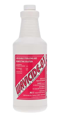 Wavicide-01 Sterilizing Soaking Solution
Safe For All Chrome Plated And Stainless Instruments.
Economical & Ready To Use.
No 