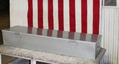 child ziegler case-square flat top
tapered width. 15" width at bottom, 13" width at top