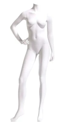 Celeste Headless Female Mannequin - Right Hand on Hip