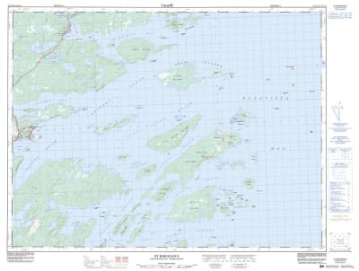 002C13 - ST. BRENDAN'S - Topographic Map