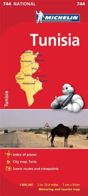 744 Tunisia Michelin Map