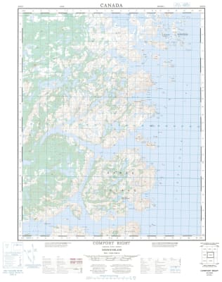 003E04 - COMFORT BIGHT - Topographic Map