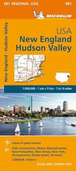Explore New England & the Hudson Valley. Scenic Drives, Historic Towns & More. Discover the charm of New England and the beauty of the Hudson Valley with this detailed Michelin travel map. Explore Picturesque coastal drives and mountain roads. Historic to
